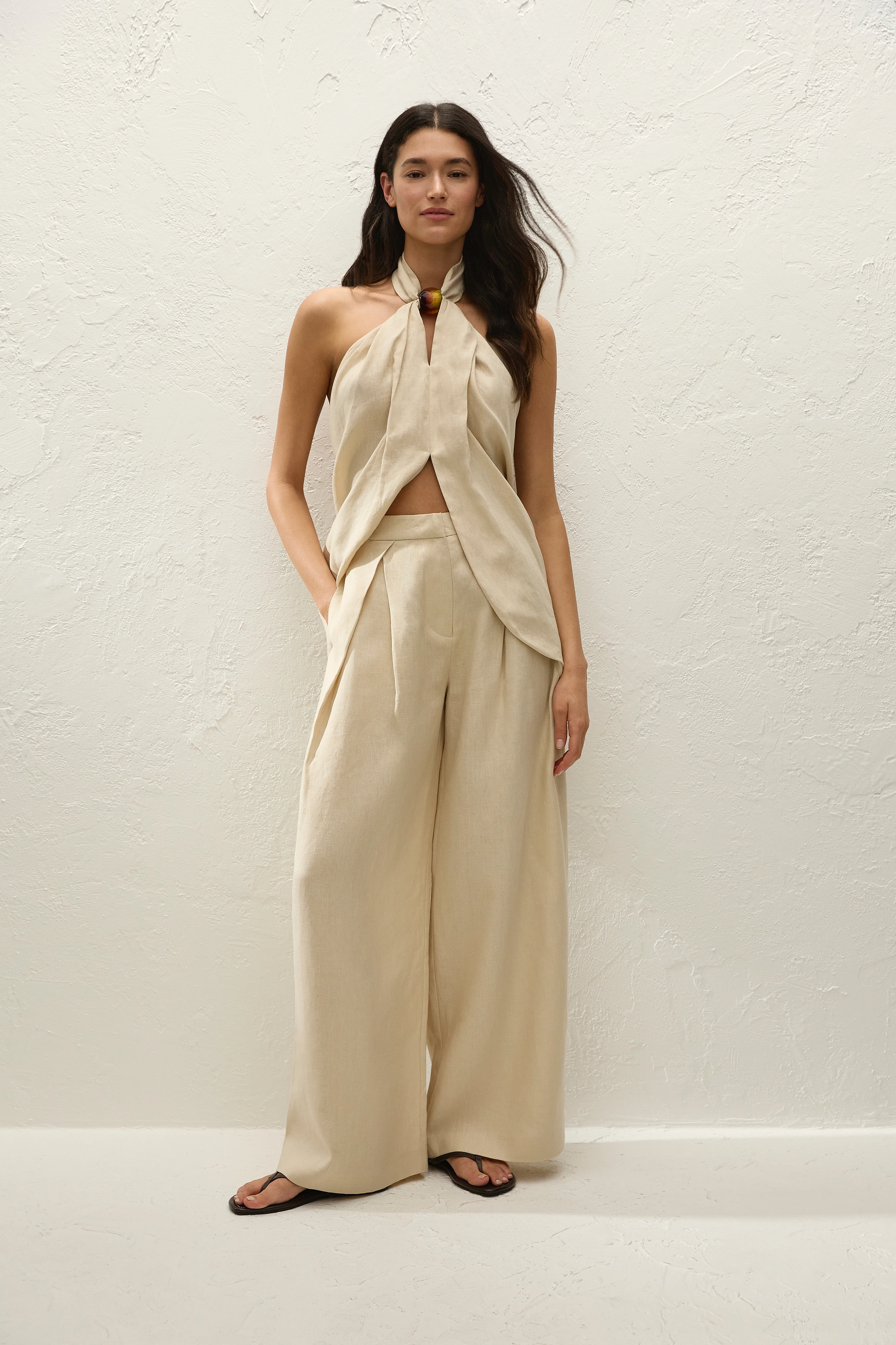 Biba Halter Top Panna - Final Sale
