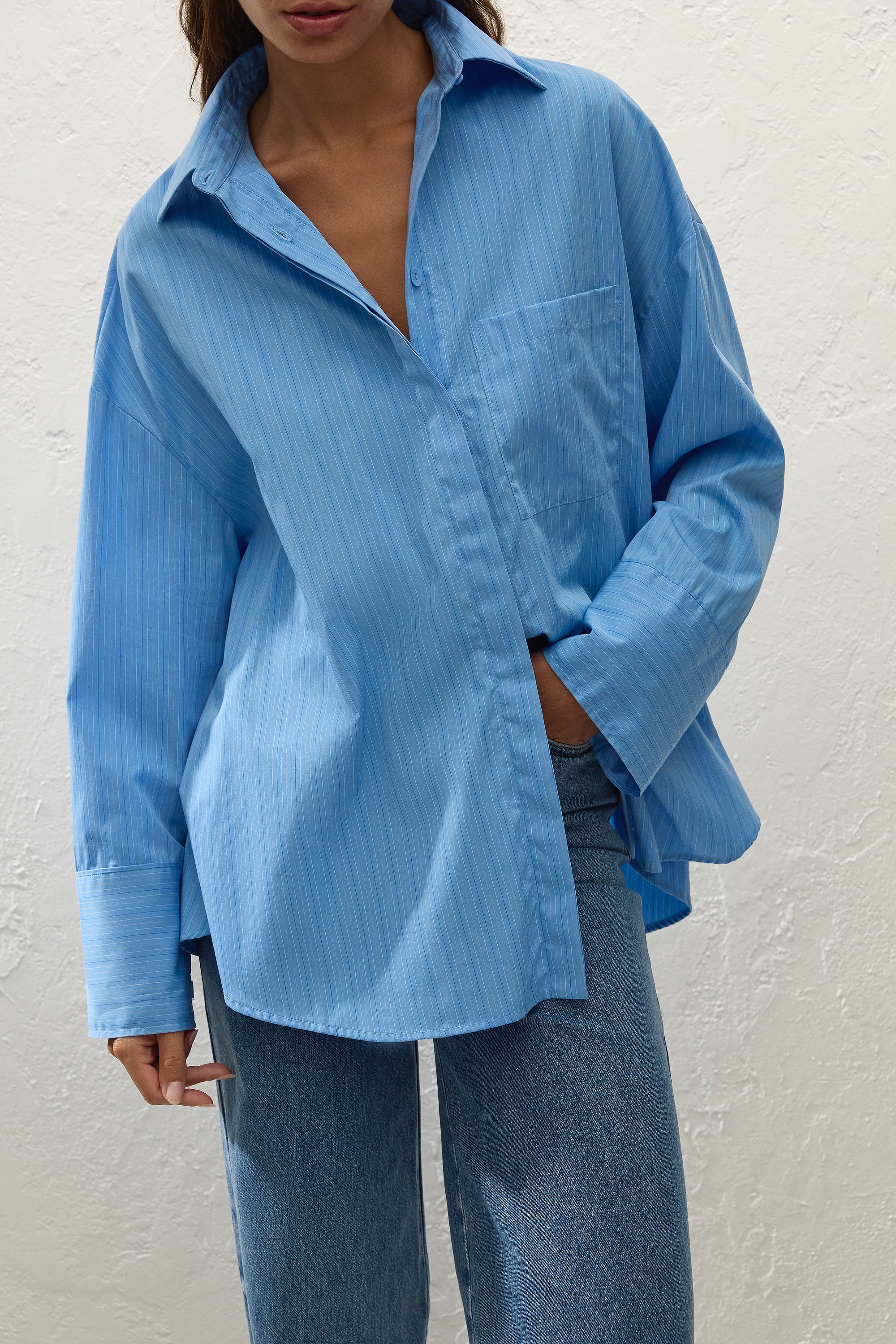 Clemente Shirt Mico Pinstripe Azul - Final Sale - Image 6