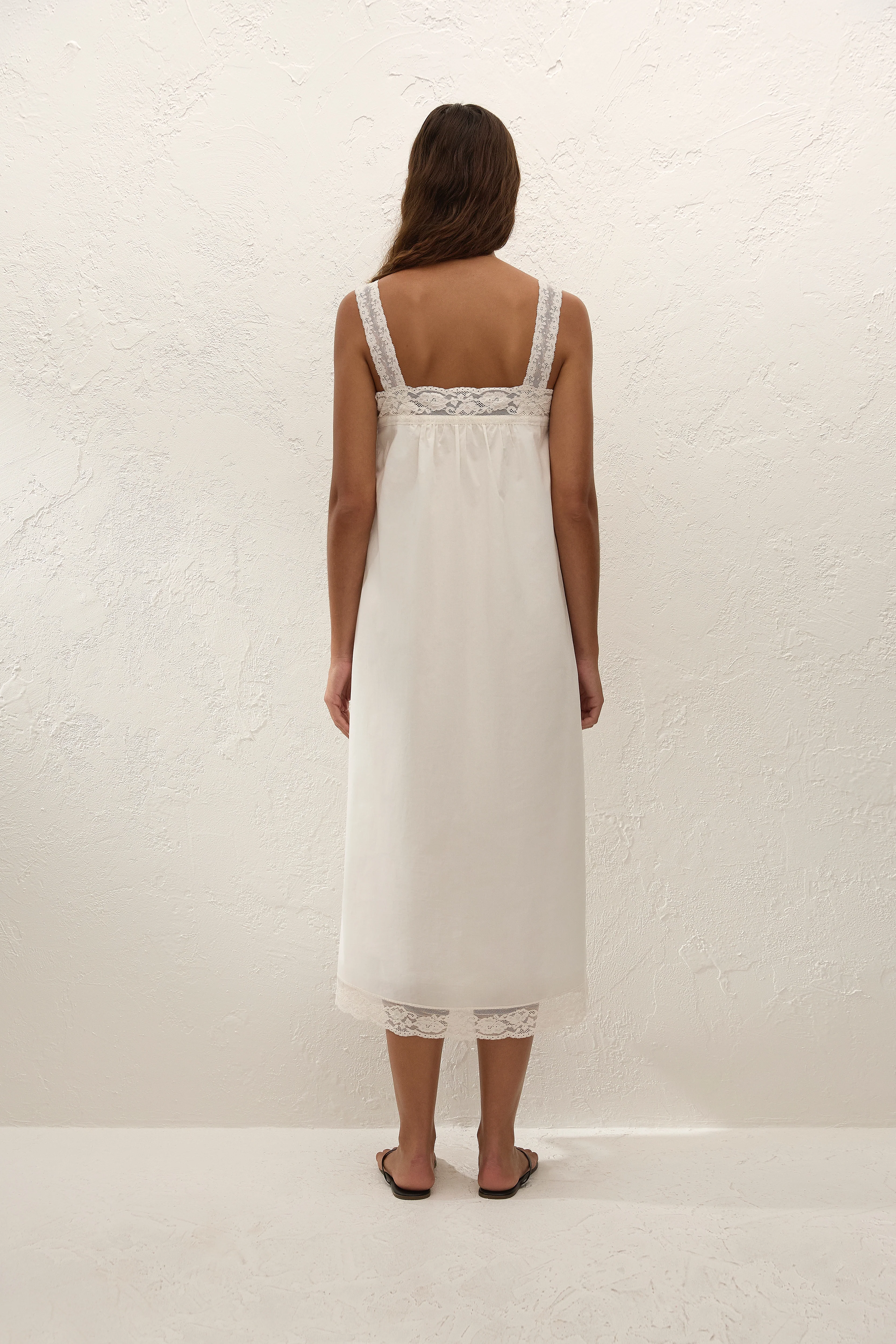 Cristina Midi Dress Mila Lace Ivory - Image 4