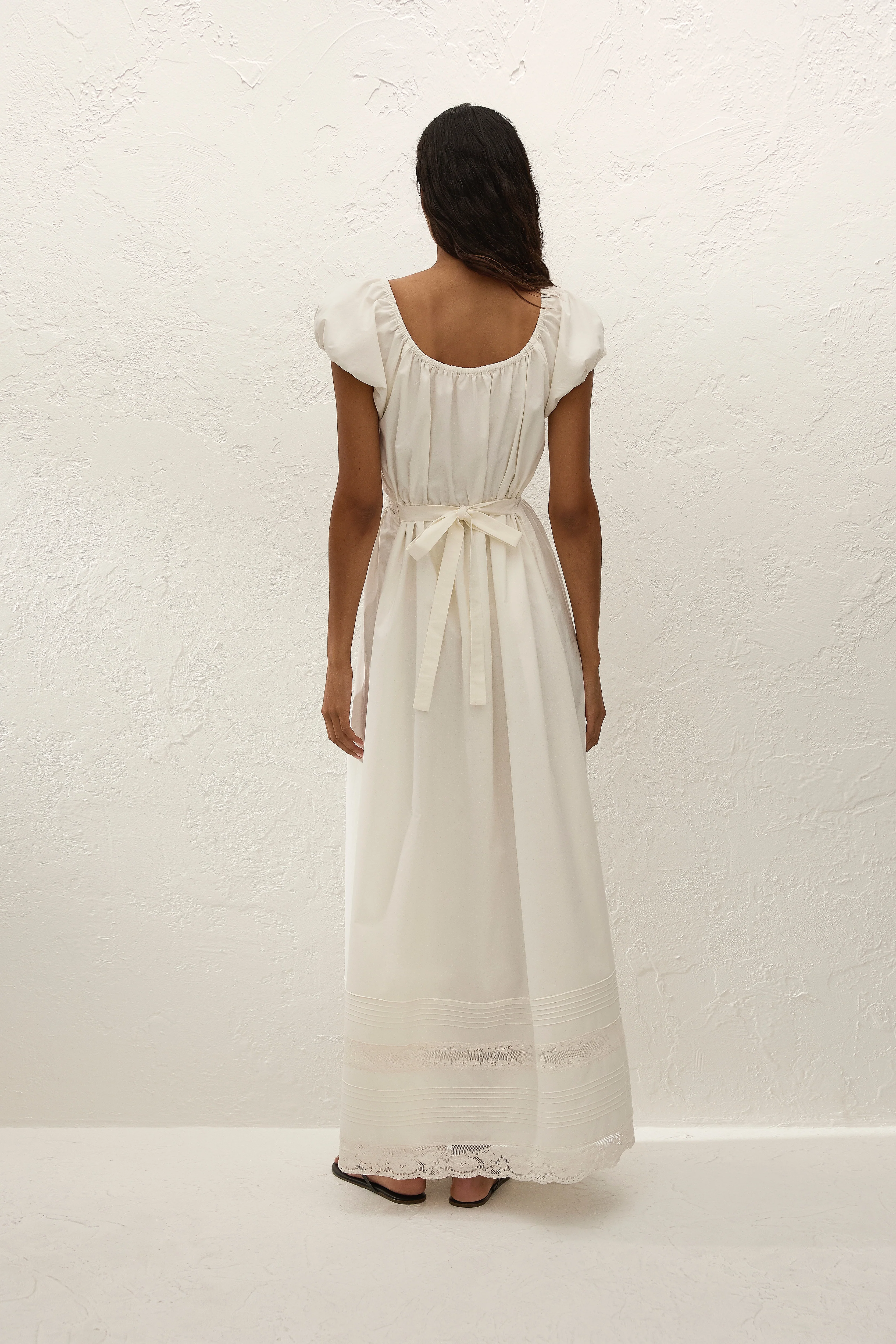 Elodia Maxi Dress Mila Lace Ivory - Image 4