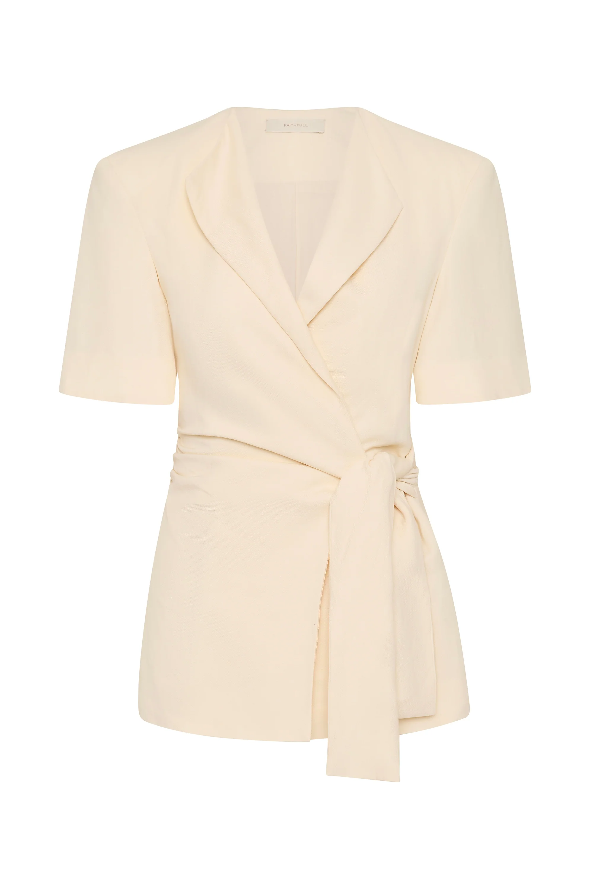 Ida Knot Blazer Latte - Final Sale - Image 6