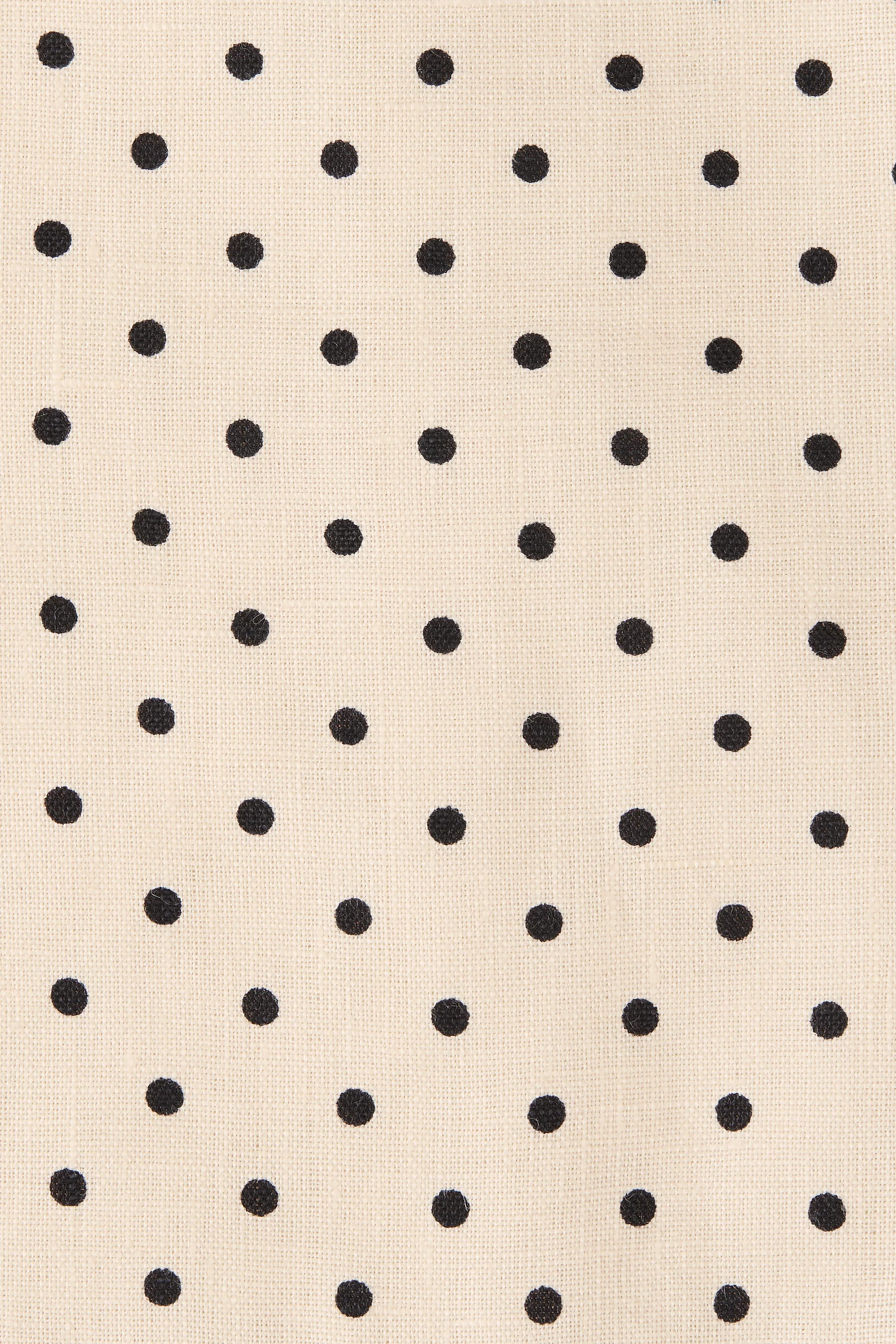 Iria Capri Pant Lola Polka Dot Cream Black - Image 5