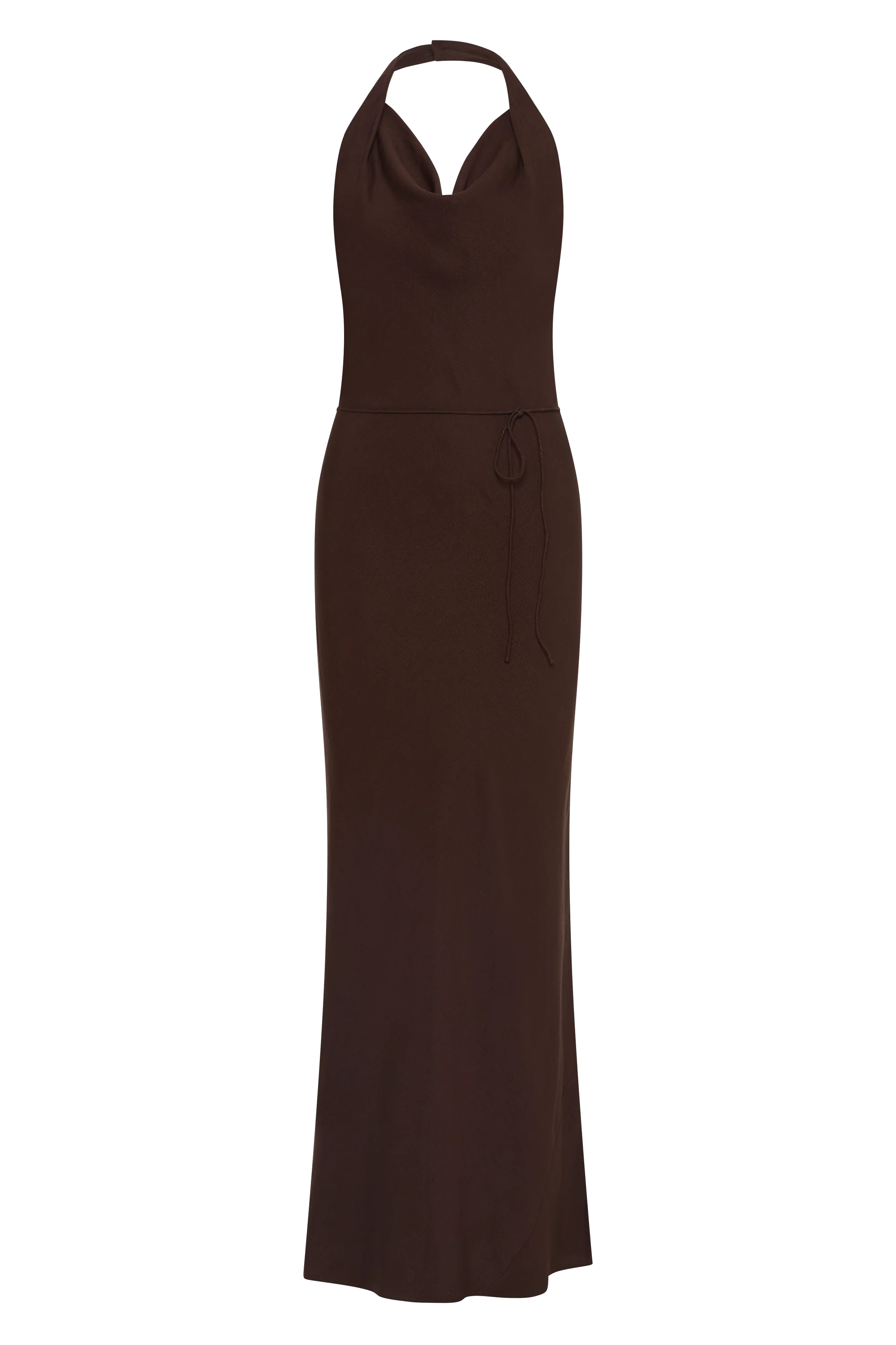 Izaro Maxi Dress Chocolate - Image 6