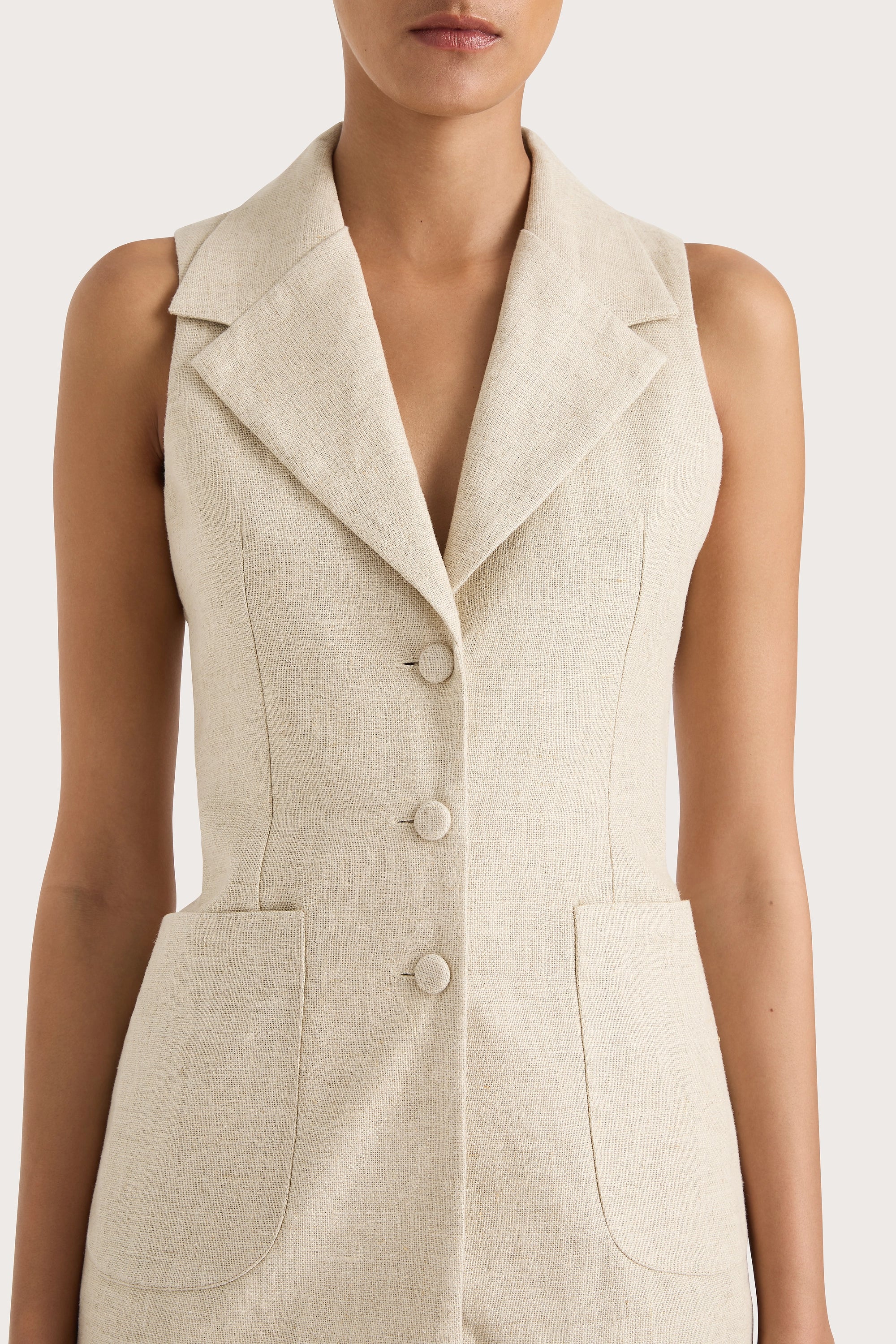 Josette Vest Natural - Final Sale - Image 6