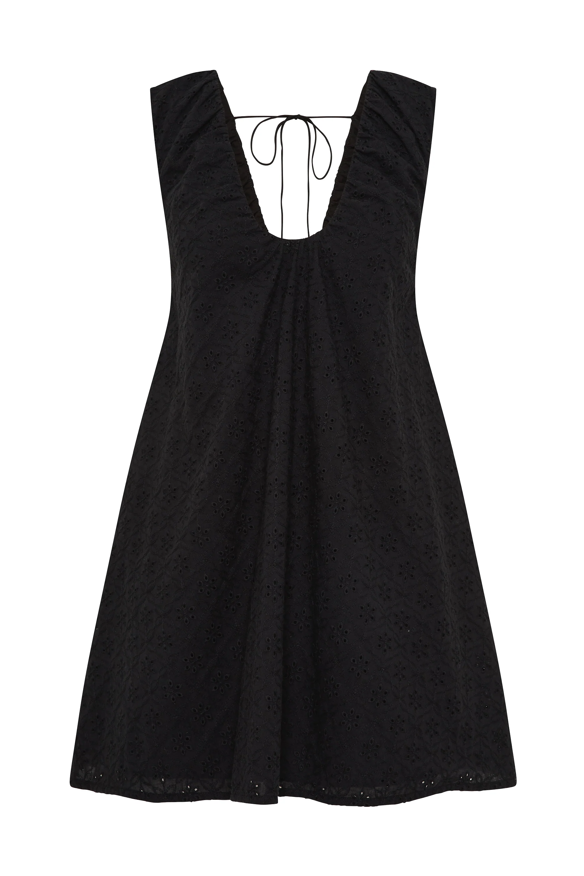 Juana Mini Dress Valentina Broderie Black - Final Sale - Image 6