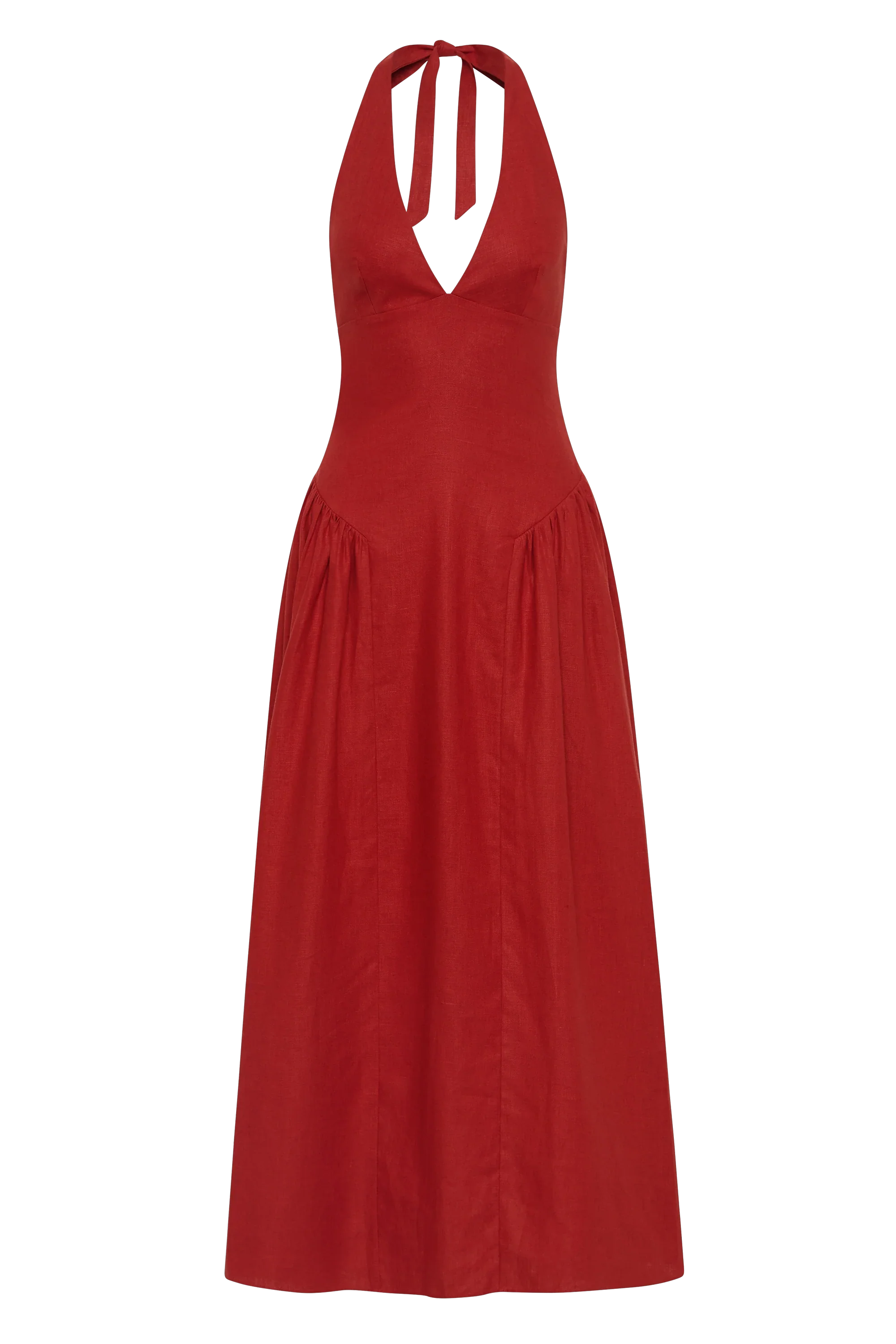 La Cala Midi Dress Chilli - Image 6