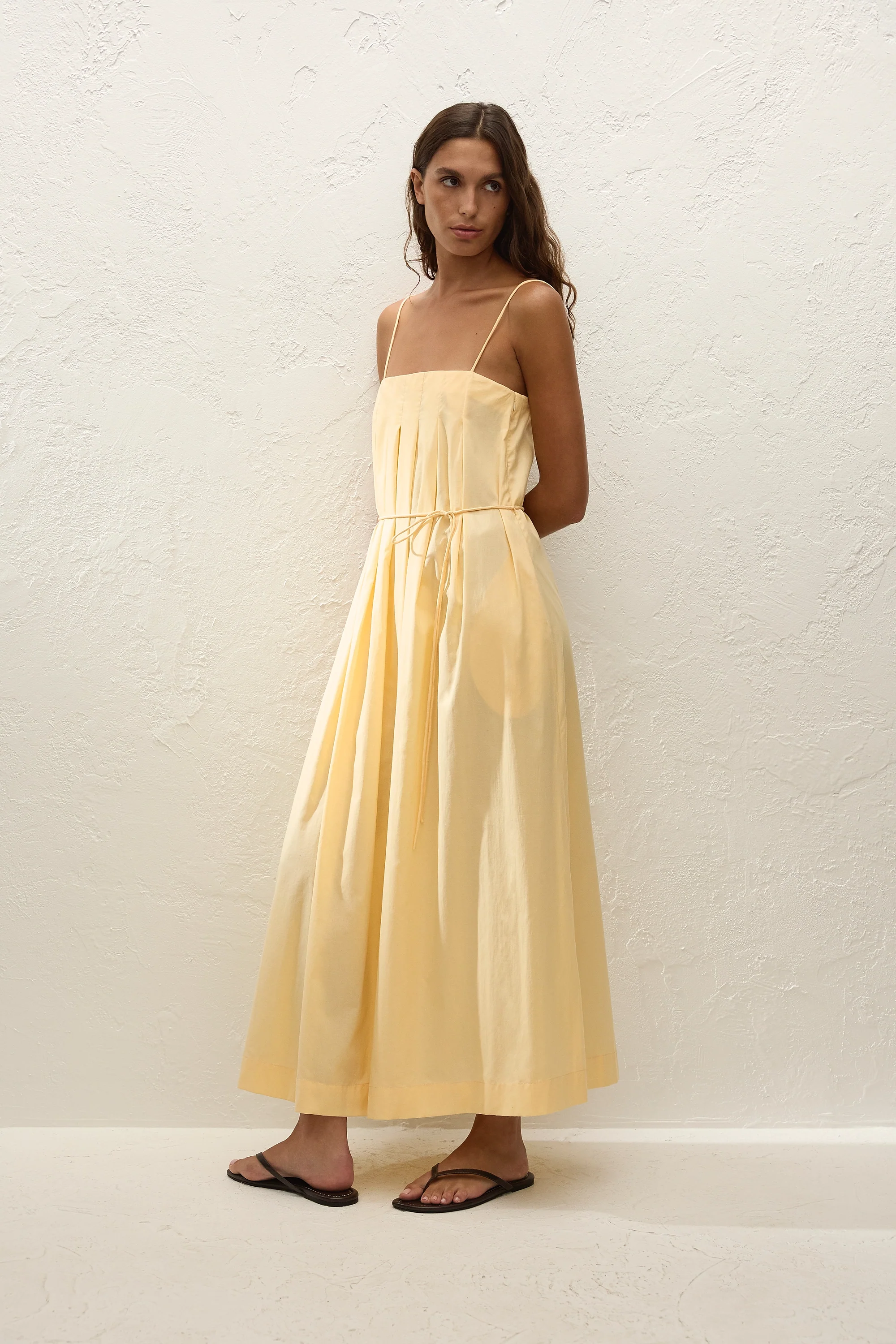 Lopez Midi Dress Banana - Final Sale - Image 3