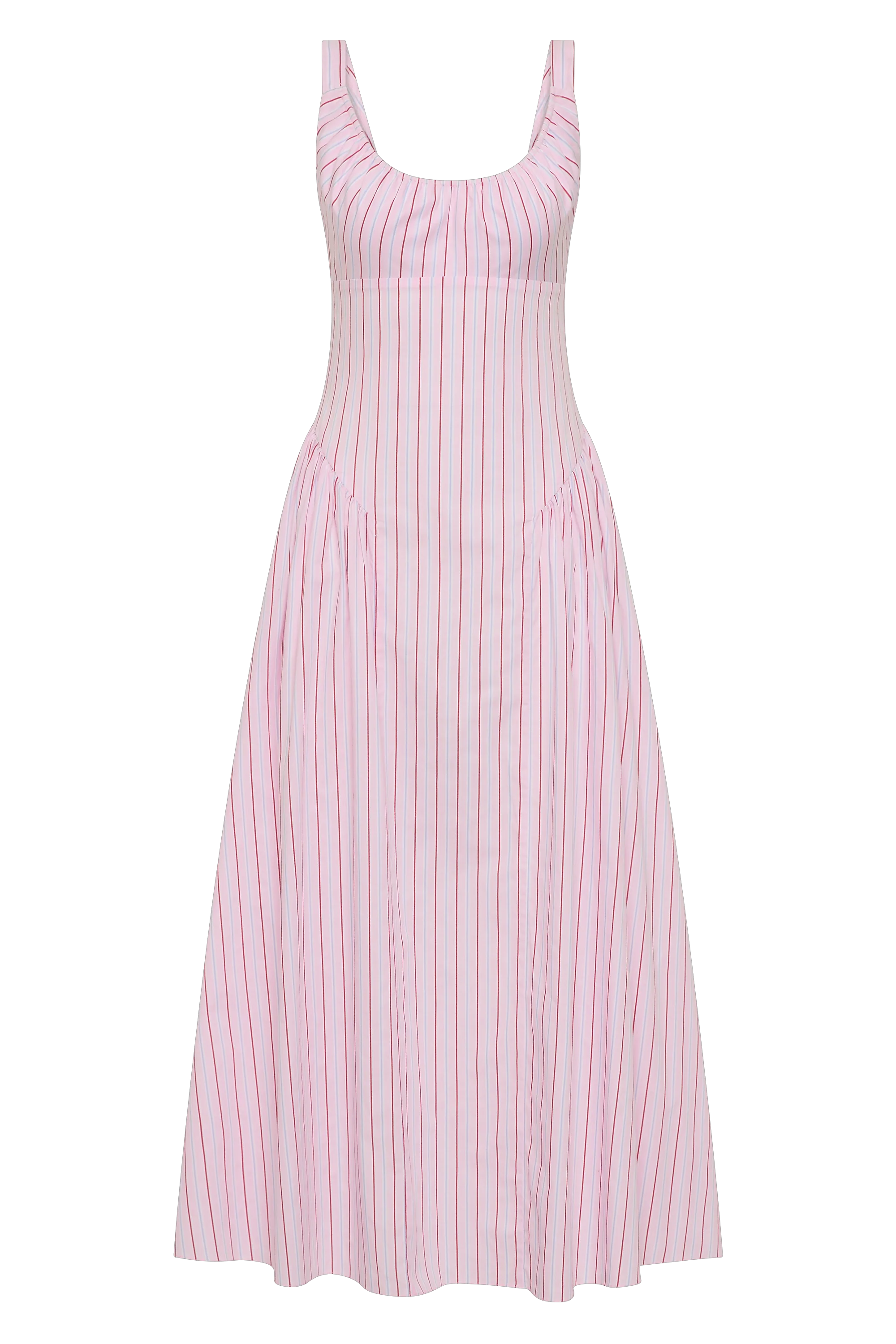 Marcella Midi Dress Fiori Stripe Palazzo - Final Sale - Image 7