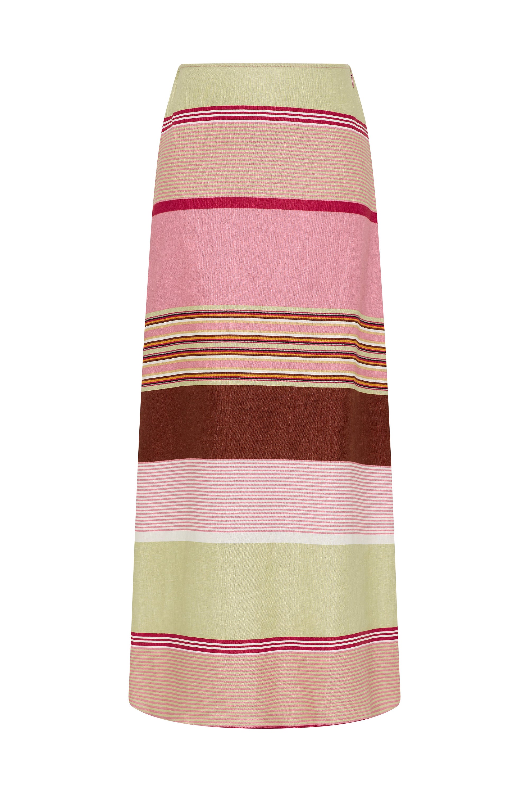 Martina Maxi Skirt Barragan Stripe Dusty Mauve - Final Sale - Image 6