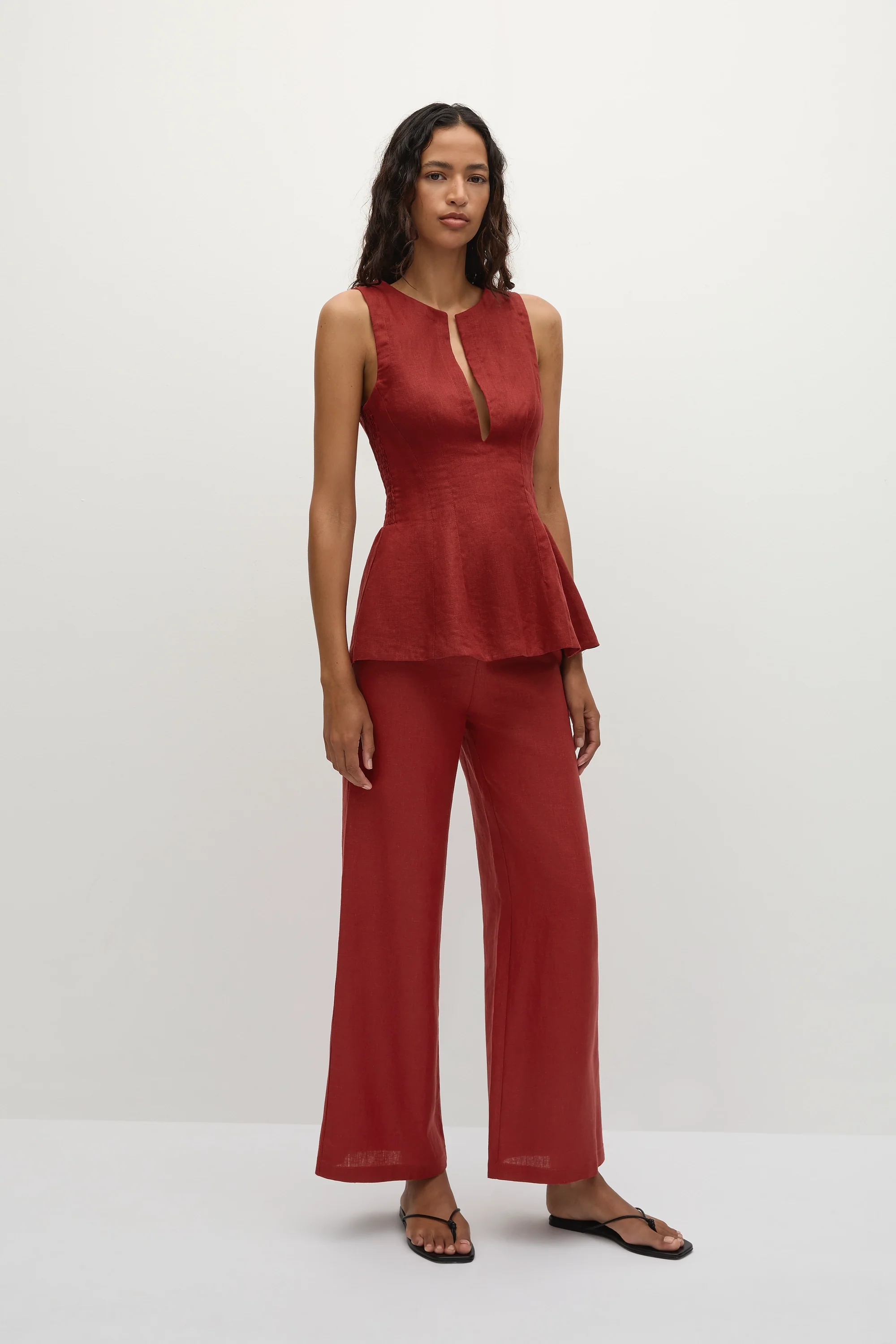Melia Top Deep Red - Final Sale - Image 3