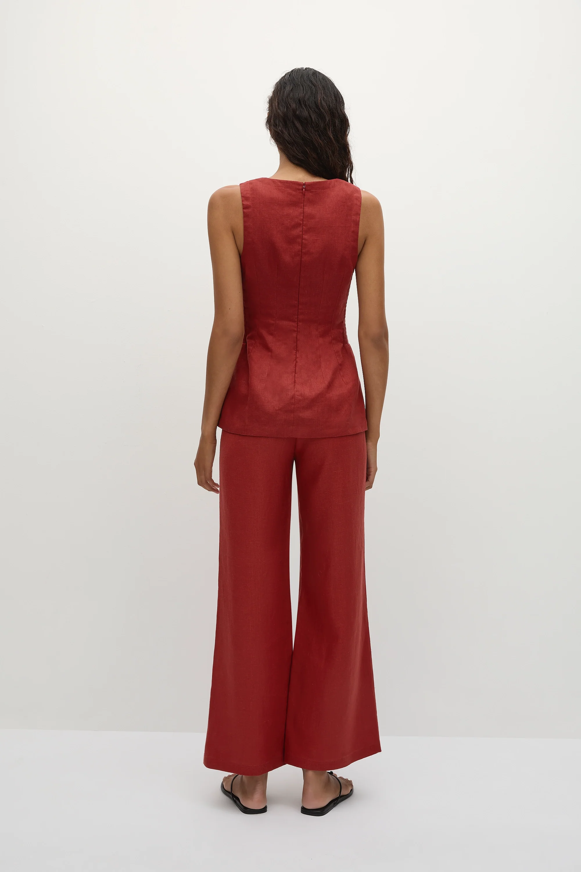 Melia Top Deep Red - Final Sale - Image 4