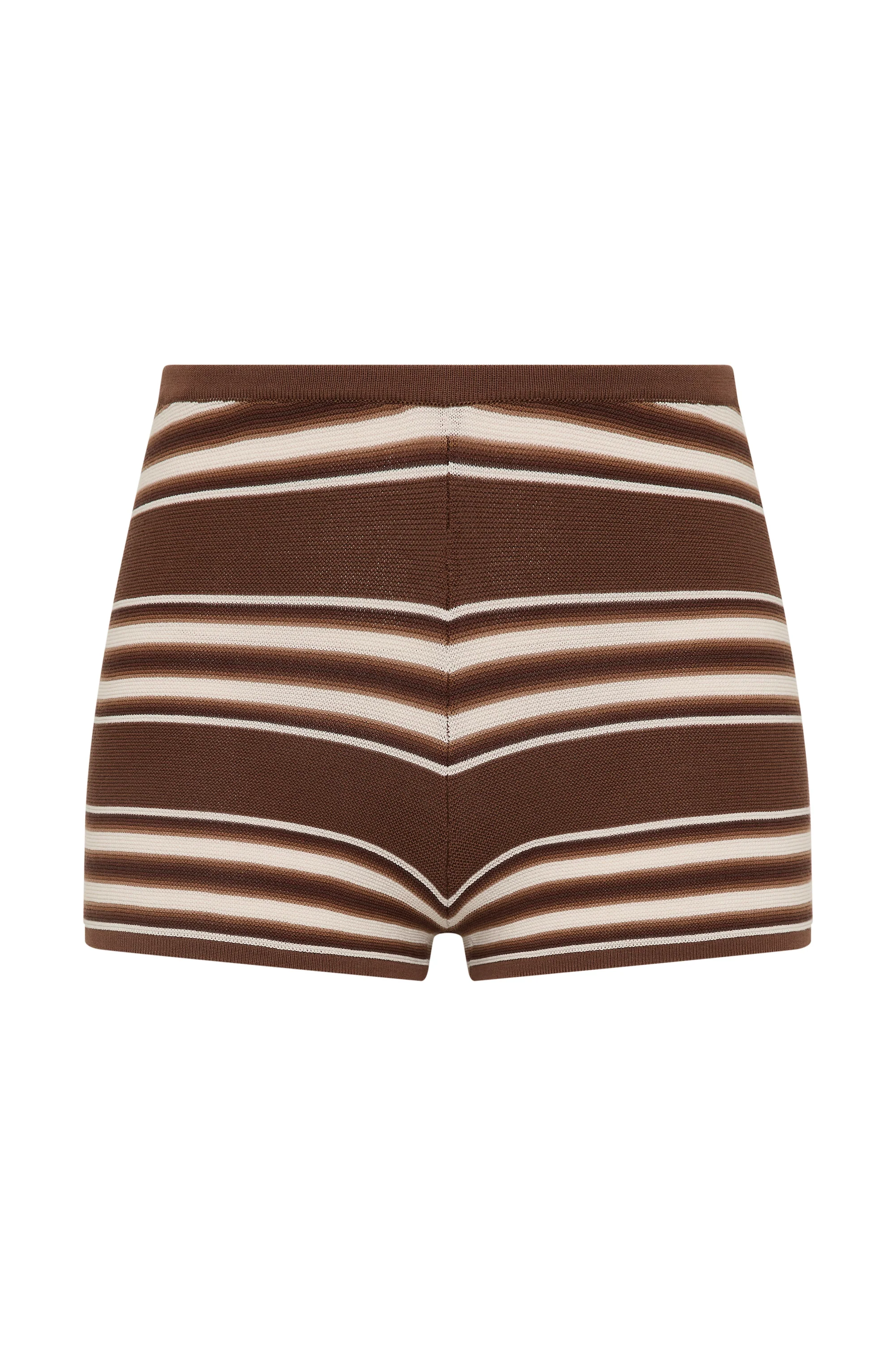 Playa Mini Short Ombre Stripe Macro Carob - Final Sale - Image 6