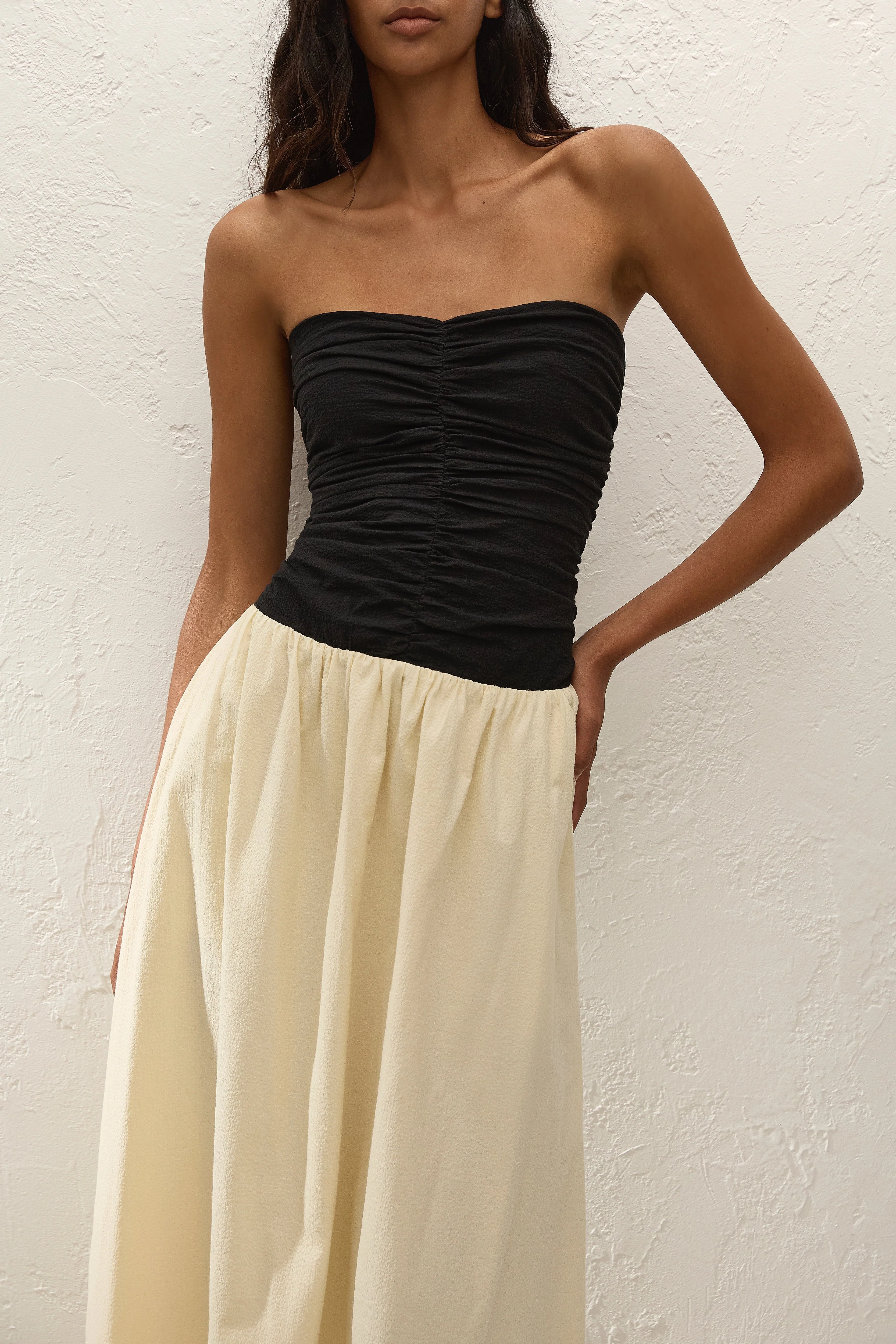 Sant Roc Maxi Dress Black Milk - Image 3