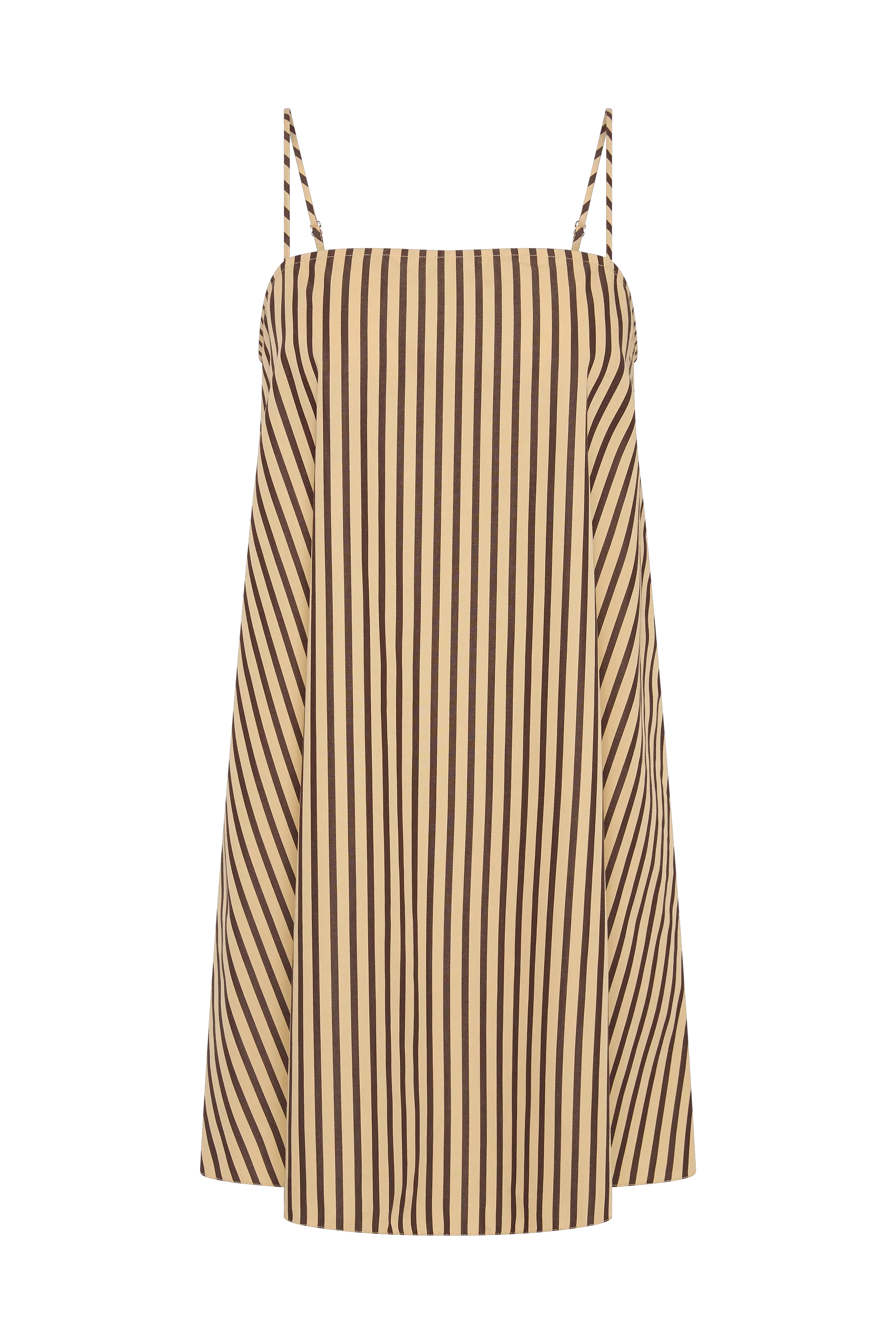 Sorra Mini Dress Carmen Stripe Sand Cedar - Image 6