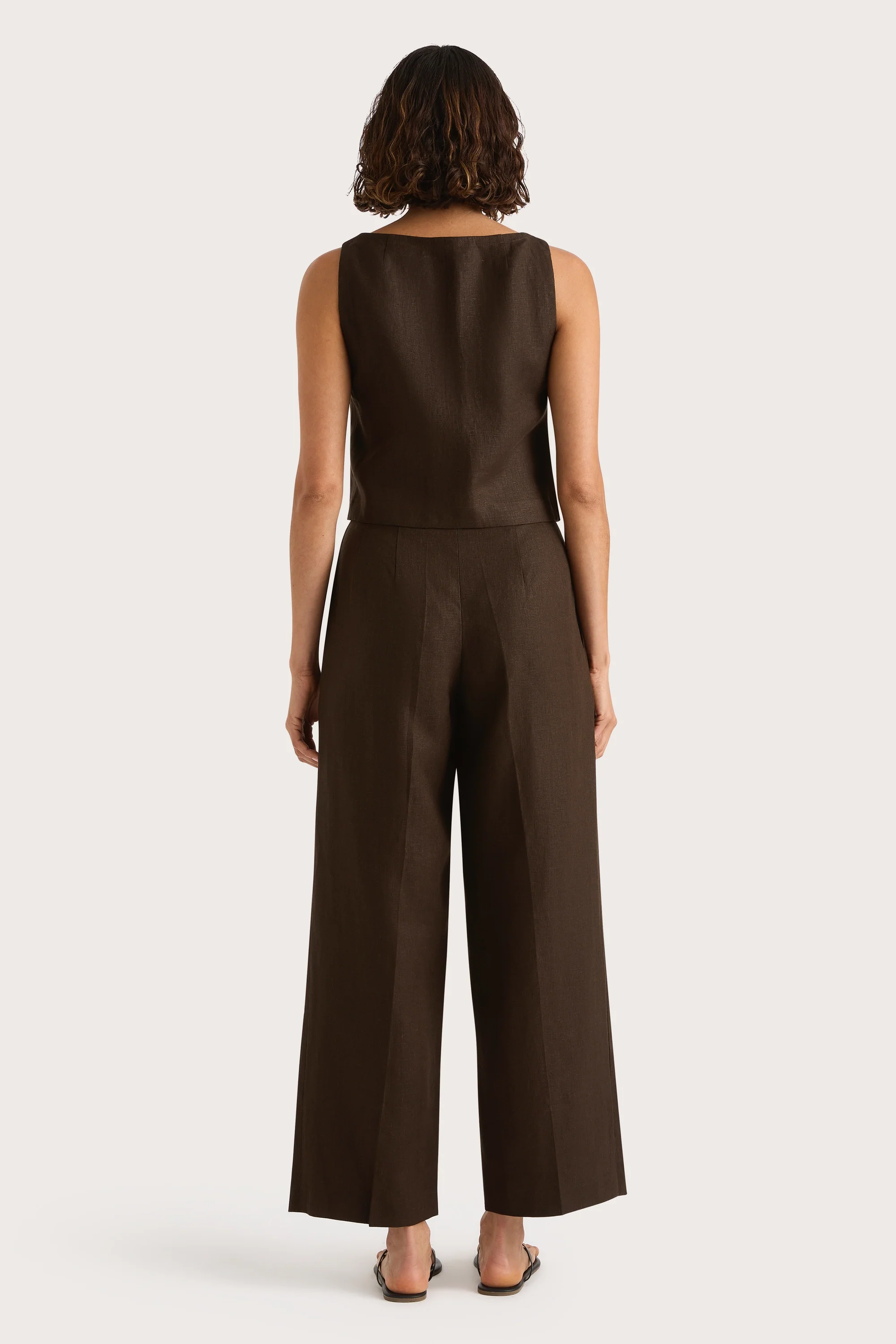 Stevie Trouser Coffee - Final Sale - Image 5