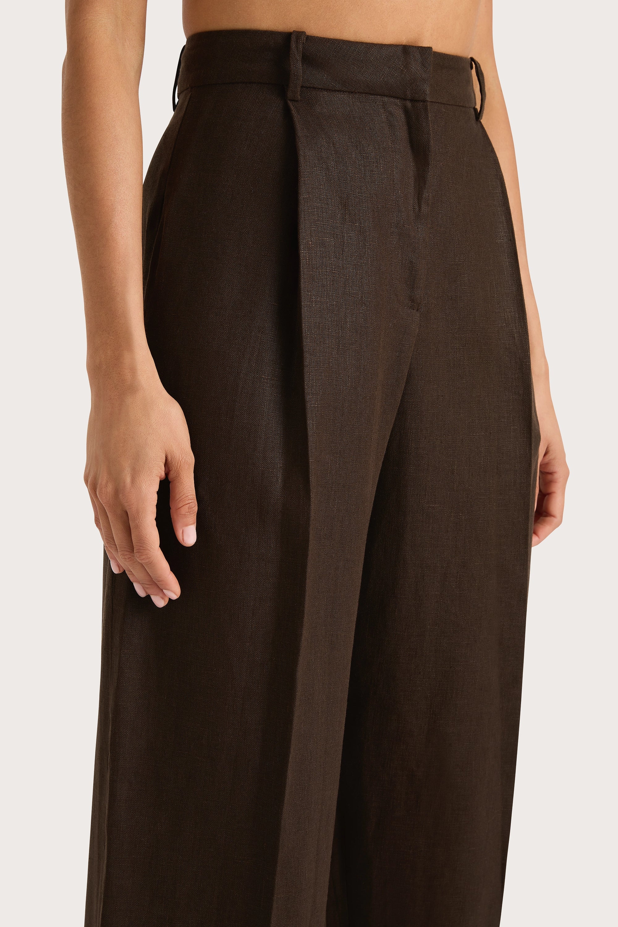 Stevie Trouser Coffee - Final Sale - Image 7