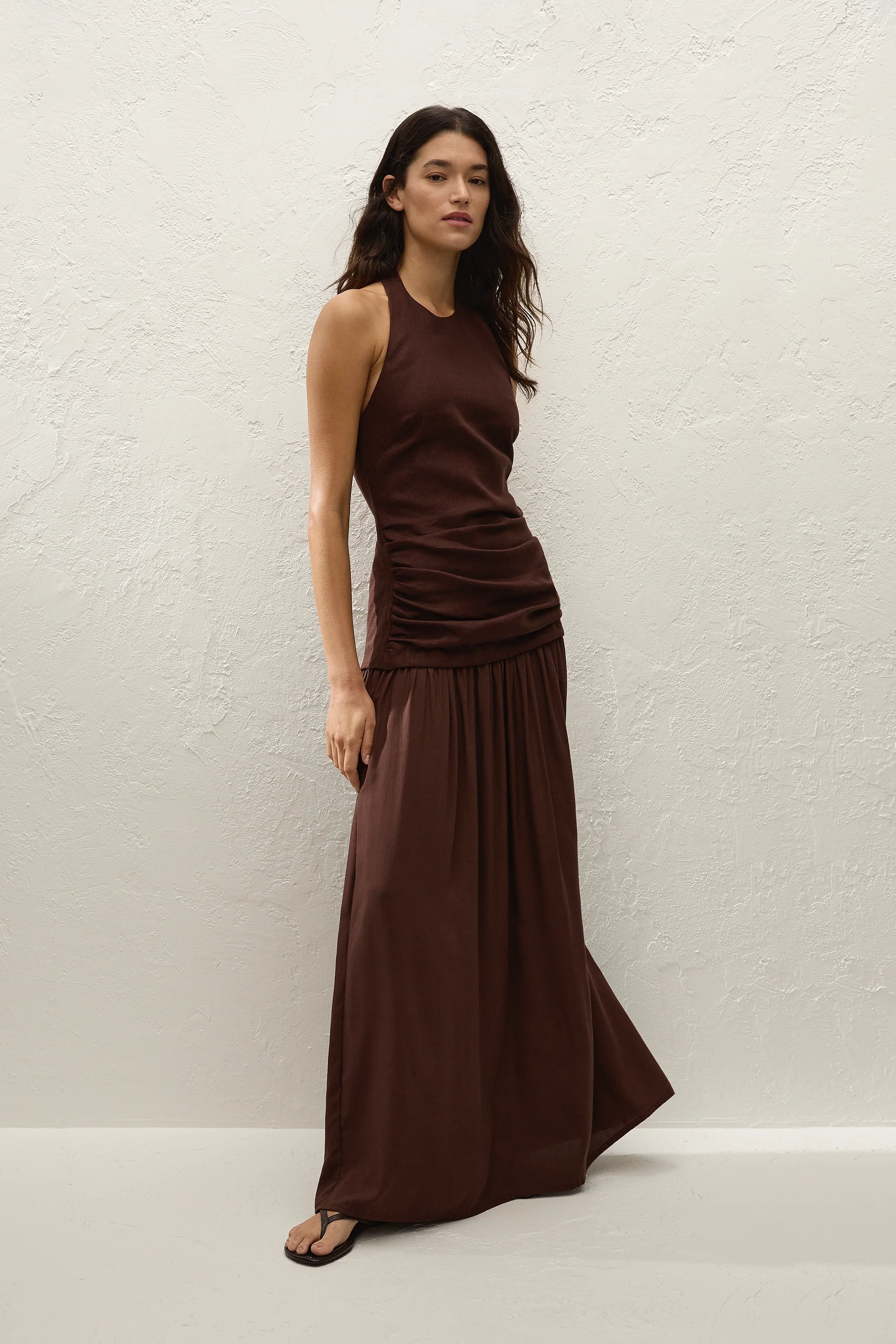Tali Maxi Dress Carob - Final Sale - Image 5